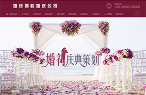 婚庆策划行业网站模板
